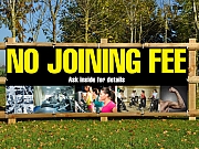 No Joining Fee Banners
