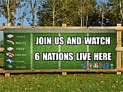6 Nations Rugby Banners