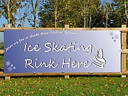 Ice Skating Rink Here Banners