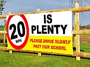 Slow Down School Banners