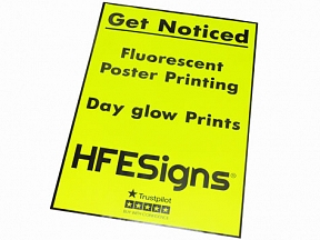 Day Glow Poster Printing