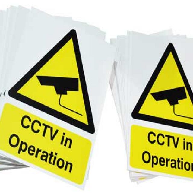 Free Cctv In Operation Sign Posters Signage Twinkl