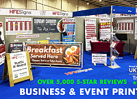 HFE Signs at Source Trade Show 2026 HFE Signs at Source Trade Show 2026