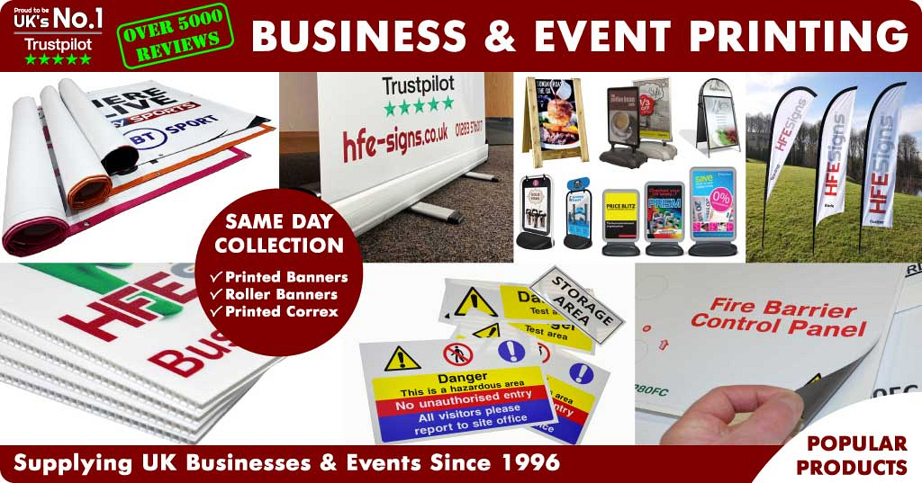 Business & Event Signs Banners & Flags