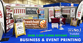 HFE Signs at Source Trade Show 2026 HFE Signs at Source Trade Show 2026