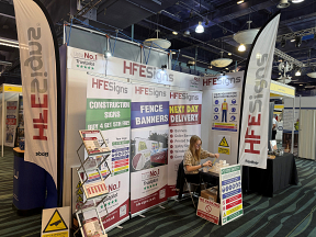 HFE Signs at Construction EXPO North HFE Signs at Construction EXPO North