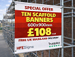 Ten Scaffolding Banners