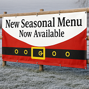 Christmas Menu Banners