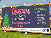 Christmas Lights Switch On Banners