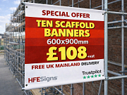 Ten Scaffolding Banners