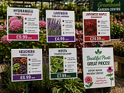 Garden centre Correx® plant identification and price signs