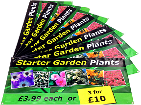 Garden centre plant sale promotional printing Garden centre plant sale promotional printing
