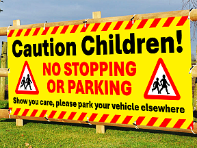 Caution Children Banners