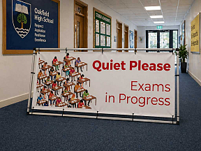 Exams in Progress Banner & Frame