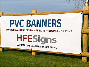 Commercial grade 550gsm PVC banner printing in the UK Commercial grade 550gsm PVC banner printing in the UK