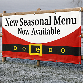 Christmas Menu Banners