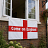 Heavy duty England supporter banner advertising 550gsm weather-resistant PVC with eyelets every 50cm
