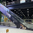 Custom printed removable vinyl applied to escalators in a shopping centre
