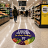 Custom supermarket floor vinyl for retail promotions and special offers