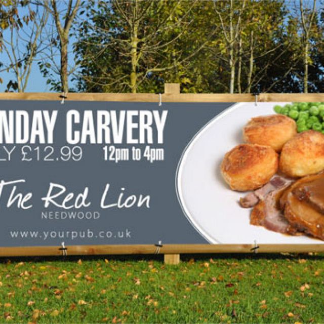 Carvery & Sunday Roast Banners NEXT DAY UK | HFE Signs & Banners