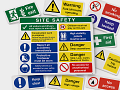 Health and safety signs with custom warning signs for workplaces, construction sites and public areas Health and safety signs with custom warning signs for workplaces, construction sites and public areas