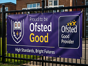 School banner printing including roller banners, PVC banners and quiet exam display banners