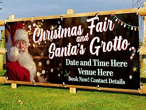 Santas Grotto Banners